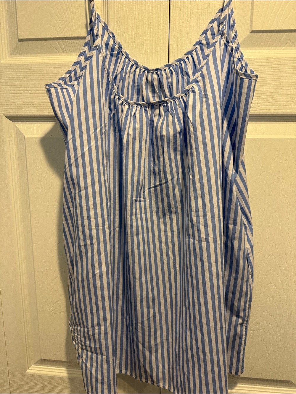 Ralph Lauren Blue and White Striped Spaghetti Strap sleep Cami dress ..nwt - Picture 6 of 6